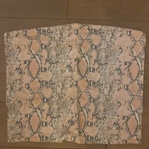 NWT American Eagle Snakeskin Tube Top